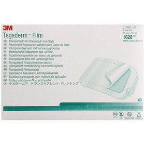 3M 1628 Tegaderm Transparent Film Dressing (6 in. x 8 in.)-Preferred Medical Plus