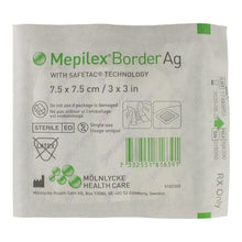 Molnlycke 395290 Mepilex Border AG (3 in. x 3 in.)-Preferred Medical Plus
