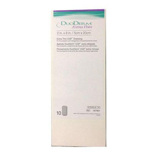 duoderm extra thin hydrocolloid dressing Convatec 187961 Duoderm Extra Thin. Hydrocolloid Dressing 2 in. x 8 in – Preferred Medical Plus