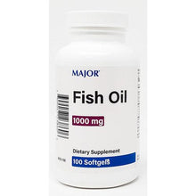 Major Fish Oil Cholesterol Free 1000 MG. 100 SoftGels (Each)-Preferred Medical Plus