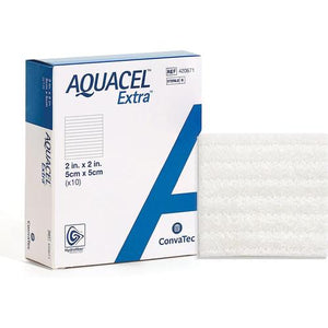 Convatec 420671 Hydrofiber Dressing Aquacel Extra 2 in. X 2 in. (Box of 1)-Preferred Medical Plus