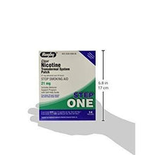 Rugby Clear Nicotine Transdermal System Patch 21 mg. Step One (Box of 14 Patches)-Preferred Medical Plus