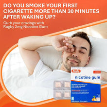 Rugby 00536338601 Nicotine Gum 2mg Sugar Free Coated Fruit (24 Boxes of 100)-Preferred Medical Plus