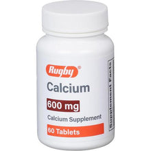 Rugby 600 mg Calcium Supplement 60 Tablets (Set of 2)-Preferred Medical Plus