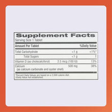 Rugby Calcium Chewable Tablets 500 mg Orange Flavored 60 Tablets (Pack of 3)-Preferred Medical Plus