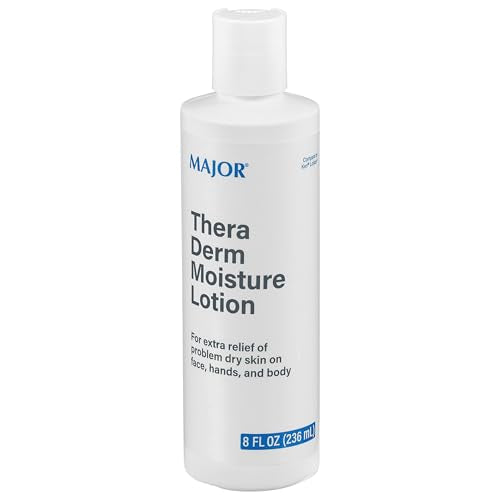 Major Thera Derm Lotion Generic for Keri Original Body & Face Moisturizing Lotion for Dry Skin 8 oz per Bottle (Pack of 12)