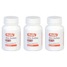 DIETARY SUPPLEMENT: Rugby's 220 mg Zinc Sulfate Tablets are a dietary supplement. They are free from sugar, sodium (less than 5 mg per serving), starch, soy, gluten, corn, preservatives, yeast, and animal by-products.-Preferred Medical Plus