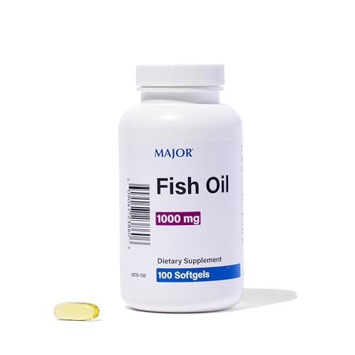 Major Fish Oil Cholesterol Free 1000 MG. 100 SoftGels (Each)