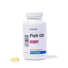 Major Fish Oil Cholesterol Free 1000 MG. 100 SoftGels (Each)-Preferred Medical Plus