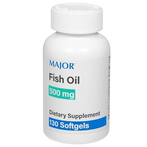 Major 00904750313 Fish Oil 500 mg. 130 SoftGels (Each)
