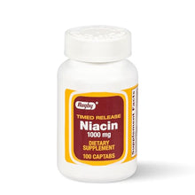 Rugby Niacin 1000 mg. 100 Tablets (1 Bottle)-Preferred Medical Plus
