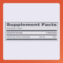 CALCIUM SUPPLEMENT: Rugby 600 mg calcium tablets are a calcium supplement that can be taken daily.-Preferred Medical Plus