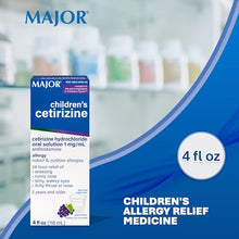 ALLERGY RELIEF FOR CHILDREN – Major’s Children’s Cetirizine provides 24-hour allergy relief from sneezing, runny nose, itchy watery eyes, and itching of the nose or throat caused by hay fever and other upper respiratory allergies.-Preferred Medical Plus