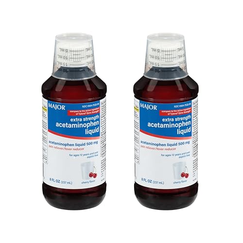 EXTRA-STRENGTH ACETAMINOPHEN LIQUID: Major acetaminophen helps temporarily reduce fevers and relieve minor aches and pains due to headaches, toothaches, muscular aches, the common cold, backache, minor pain from arthritis, and cramps.