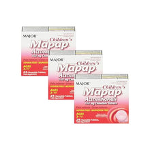 ACETAMINOPHEN CHEWABLE TABLETS: Major Children’s Mapap Acetaminophen 160 mg Chewable Tablets temporarily reduce fever and relieve minor aches and pains due to: headache, sore throat, flu, toothache, and the common cold.-Preferred Medical Plus