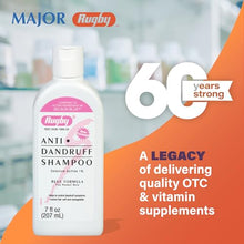 ANTI-DANDRUFF SHAMPOO: Rugby's Selenium Sulfide Anti-Dandruff Shampoo helps to control dandruff symptoms and leave hair soft and manageable. This blue formula is made for normal hair.-Preferred Medical Plus