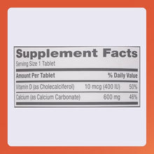 Rugby Calcium 600 mg with Vitamin D3 180 Tablets-Preferred Medical Plus