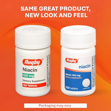 Rugby Niacin 100MG TAB NIACIN-100 MG White 100 Tablets-Preferred Medical Plus