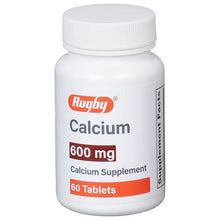 Rugby 600 mg Calcium Supplement 60 Tablets-Preferred Medical Plus
