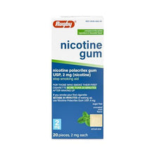 Rugby 536136234 Nicotine Gum 2 MG Mint 20 pieces (Each)-Preferred Medical Plus