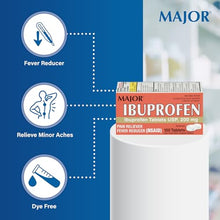 Major 904791459 Ibuprofen 200mg 100 Dye Free Tabs (Pack of 4)-Preferred Medical Plus