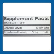 Major 904640360 Ferate Elemental Iron 100 27 mg. Tabs (Pack of 3)-Preferred Medical Plus