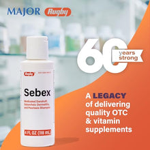 ANTI-DANDRUFF SHAMPOO FOR WOMEN AND MEN: The Rugby Sebex Medicated Dandruff Shampoo helps control the symptoms of dandruff, seborrheic dermatitis, and psoriasis.-Preferred Medical Plus