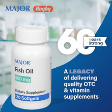 Major 00904750313 Fish Oil 500 mg. 130 SoftGels (Each)-Preferred Medical Plus