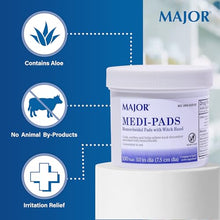 Major Medi-Pads (Same Active Ingredient as Tucks) Witch Hazel Hemorrhoidal Pads 100/Jar (replaced 00904-5059-60)-Preferred Medical Plus
