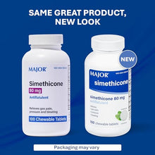 GAS RELIEF FOR ADULTS: The Major Simethicone Mi-Acid Gas Relief tablets are a trusted remedy proven to help relieve symptoms associated with stomach discomfort. These chewable tablets ease bloating, pressure, and gas discomfort.-Preferred Medical Plus