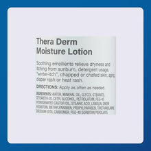 LOTION FOR DRY SKIN: Major Thera Derm moisture lotion helps relieve dry skin on the face, hands, and body. Each bottle is 8 fluid ounces.-Preferred Medical Plus