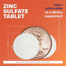 DIETARY SUPPLEMENT: Rugby's 220 mg Zinc Sulfate Tablets are a dietary supplement. They are free from sugar, sodium (less than 5 mg per serving), starch, soy, gluten, corn, preservatives, yeast, and animal by-products.-Preferred Medical Plus