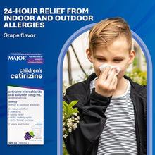 ALLERGY RELIEF FOR CHILDREN – Major’s Children’s Cetirizine provides 24-hour allergy relief from sneezing, runny nose, itchy watery eyes, and itching of the nose or throat caused by hay fever and other upper respiratory allergies.-Preferred Medical Plus