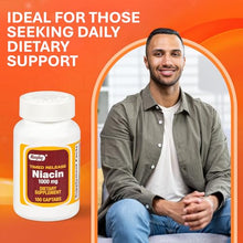 Rugby Niacin 1000 mg. 100 Tablets (1 Bottle)-Preferred Medical Plus