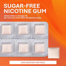 Rugby 00536338601 Nicotine Gum 2mg Sugar Free Coated Fruit (Box of 100)-Preferred Medical Plus