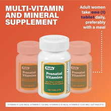 Rugby 536408501 Prenatal Vitamins 100 Tabs (Pack of 3)-Preferred Medical Plus