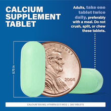 CALCIUM SUPPLEMENT: Major Oyster Shell Calcium 500 mg with Vitamin D3 5 mcg is a calcium supplement. Adequate calcium and vitamin D throughout life, as part of a well-balanced diet, may reduce the risk of osteoporosis.-Preferred Medical Plus