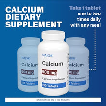 Major 20555000500 Calcium 600 MG 150 Tablets-Preferred Medical Plus