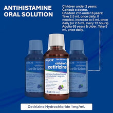 ALLERGY RELIEF FOR CHILDREN – Major’s Children’s Cetirizine provides 24-hour allergy relief from sneezing, runny nose, itchy watery eyes, and itching of the nose or throat caused by hay fever and other upper respiratory allergies.-Preferred Medical Plus