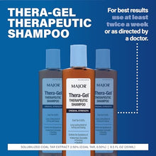 THERAPEUTIC SHAMPOO: Major Thera-Gel Therapeutic Shampoo helps control the symptoms of dandruff, seborrheic dermatitis, and psoriasis; supporting long-lasting relief from itching and flaking.-Preferred Medical Plus
