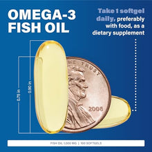 Major Fish Oil Cholesterol Free 1000 MG. 100 SoftGels (Each)-Preferred Medical Plus