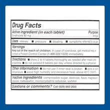 GAS RELIEF FOR ADULTS: The Major Simethicone Mi-Acid Gas Relief tablets are a trusted remedy proven to help relieve symptoms associated with stomach discomfort. These chewable tablets ease bloating, pressure, and gas discomfort.-Preferred Medical Plus