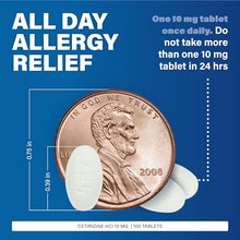 Major 904671760 Cetirizine HCL 10MG Tabs (Box of 100)-Preferred Medical Plus