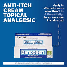 Major Banophen 2% Cream 28 g. (Set of 3)-Preferred Medical Plus