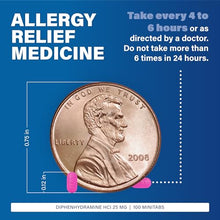 Major Banophen 25 mg. Minitabs 100 ct. (Pack of 24)-Preferred Medical Plus