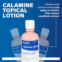 CALAMINE LOTION: Major's Calamine Lotion is a topical skin protectant that dries the oozing and weeping of poison ivy, oak, and sumac.-Preferred Medical Plus