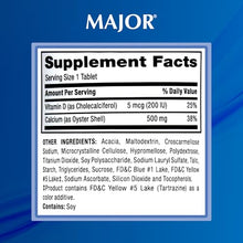 Major 904546092 Oyster Shell Calcium with Vitamin D 500 mg - 150Tabs Bottle (Pack of 3)-Preferred Medical Plus