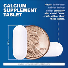 Major 00904188372 Oyster Shell Calcium 500 mg 300 Tabs (Pack of 3)-Preferred Medical Plus