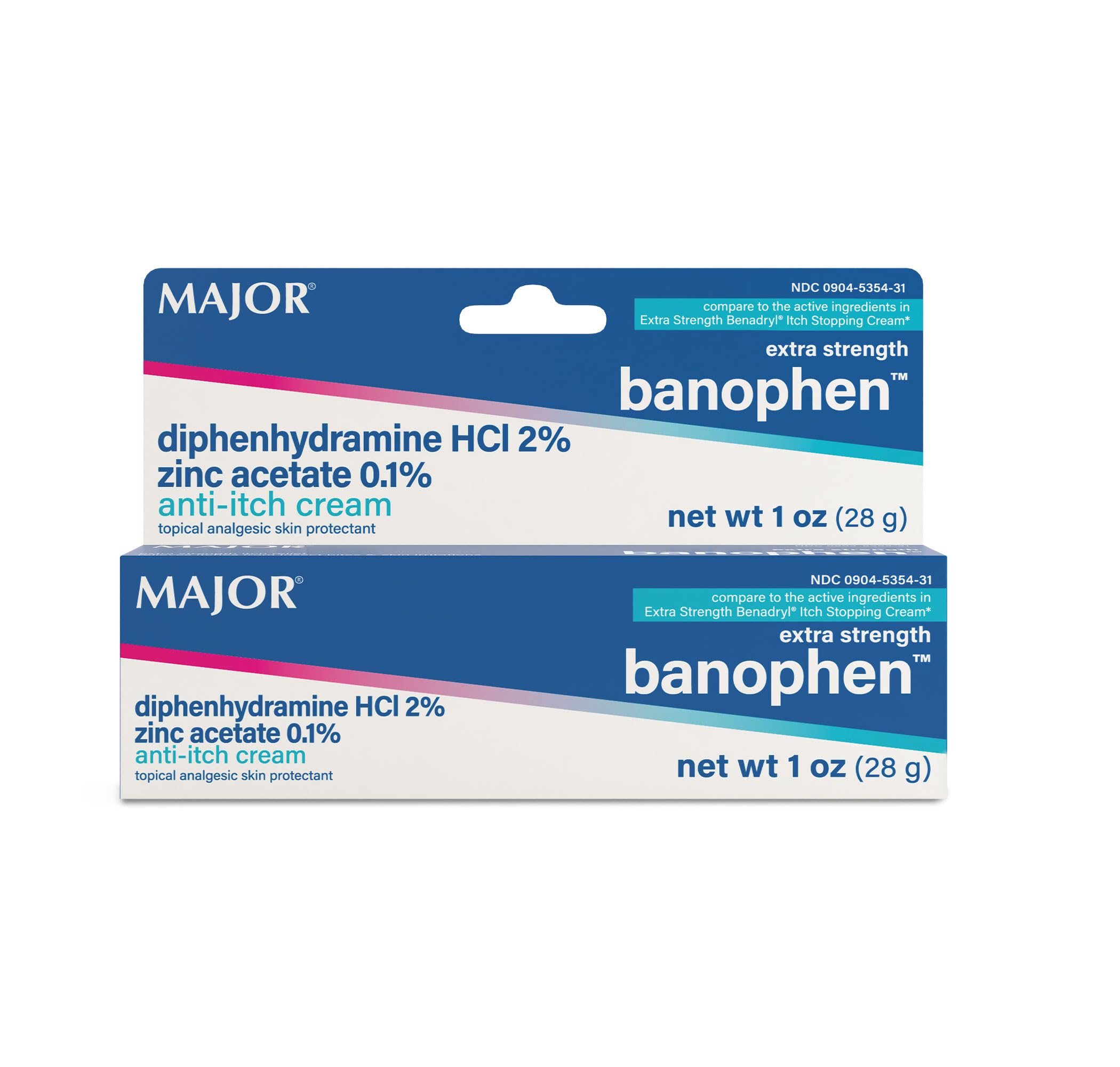 Major Banophen 2% Cream 28 g. (Set of 36)