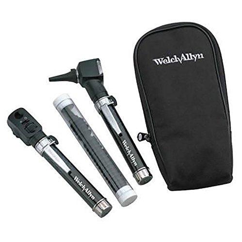 Welch Allyn Diagnostic Set 2 Heads, 2 Handles, 25 Specula and Soft Case Pocket Junior-Preferred Medical Plus